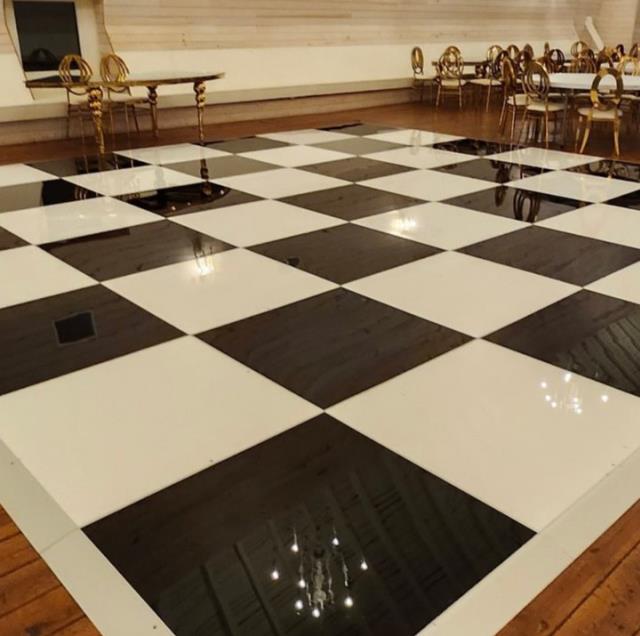 Rental store for Dance Floor, Black   White 16 ft X 16 ft in Columbia MO